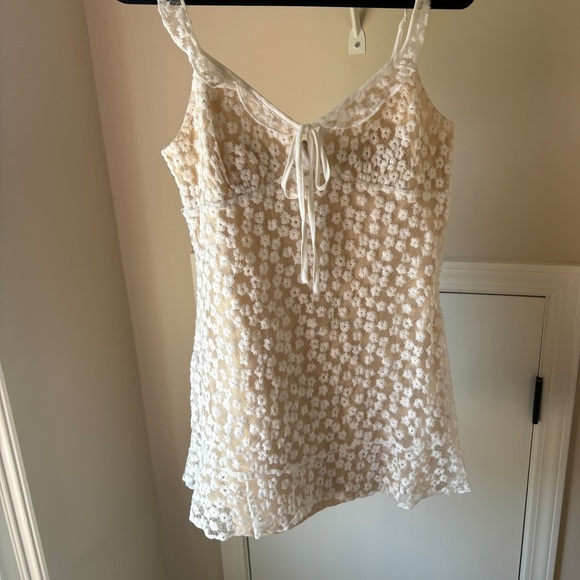 Lulus white lace floral dress - Picture 2 of 4